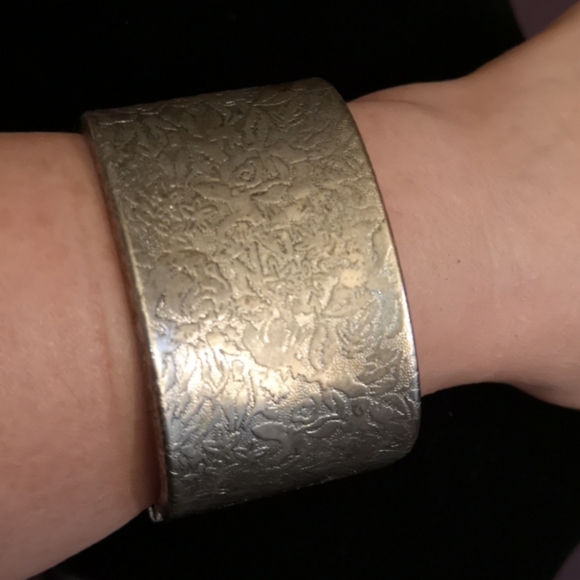 Silver Bangle Cuff Bracelet